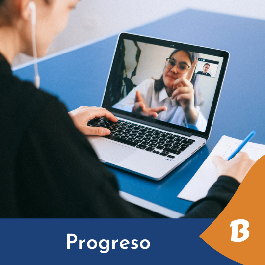offre progreso formation espagnol cpf femme en visio pour des cours
