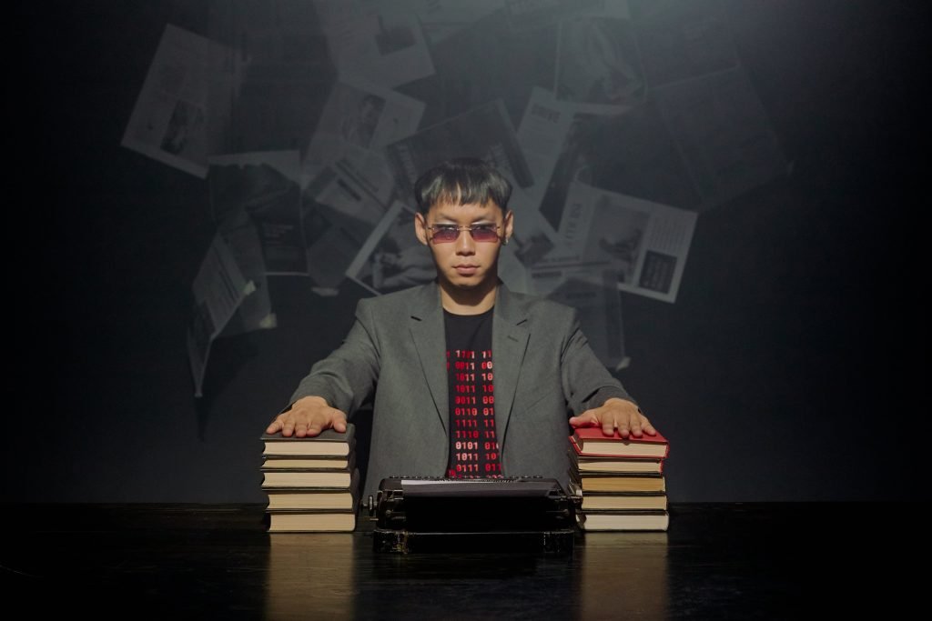 personne avec documents protégés personne avec documents et livres protégés