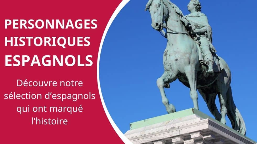 image principale de l'article sur les personnages historiques espagnols avec une sculpture