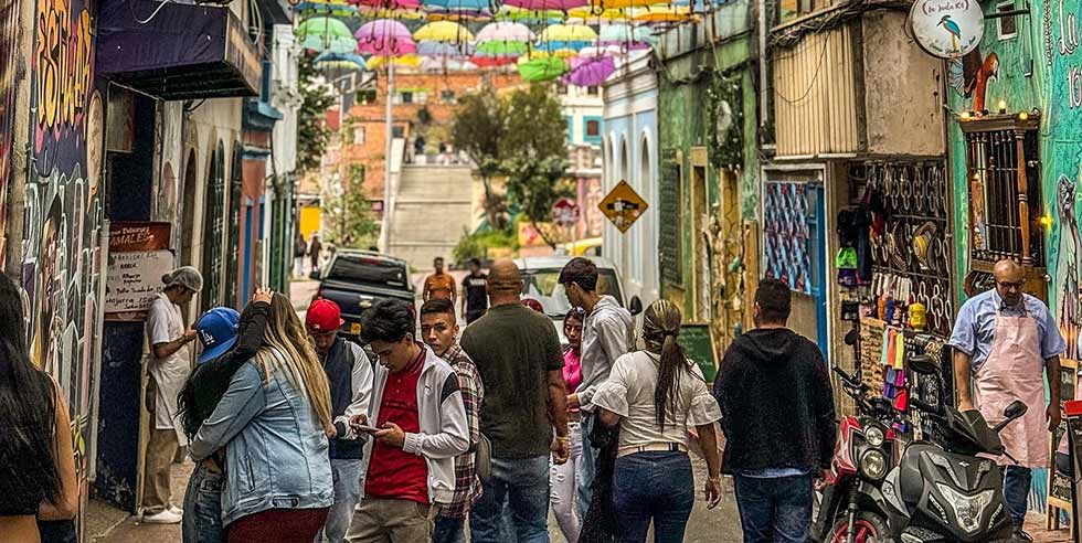 bogota-rue-commerce rue de Bogota
