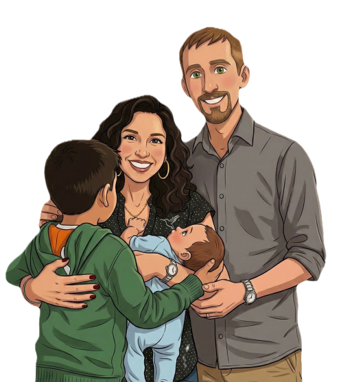 Famille Delcourt Rojas