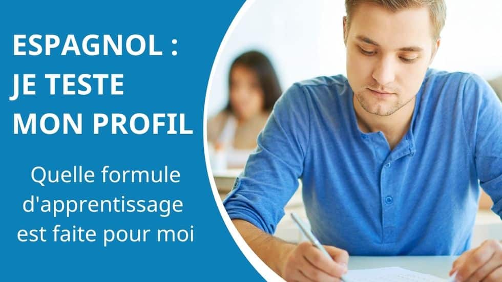 Jeune tenant un crayon et passant un test sur table